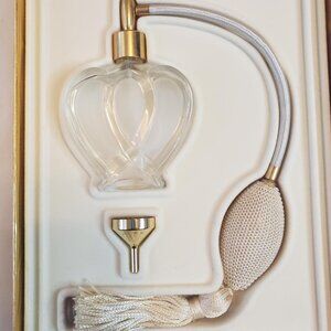 Estee Lauder Heart's Desire Atomizer Perfume Fragrance Bottle and Funnel Set